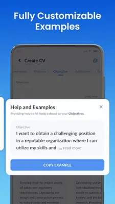 Resume Builder android App screenshot 2